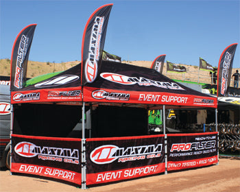 Basic Wing Fla Custom Printed Wing Flag – Impact Canopies USA