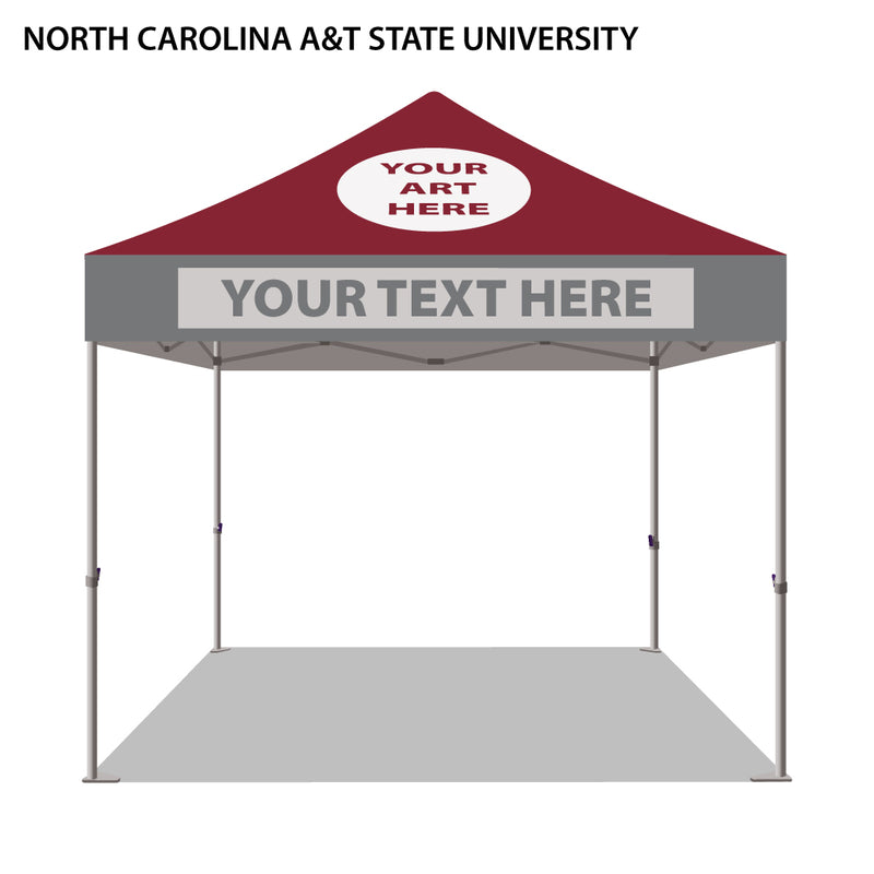 North Carolina A&T State University Colored 10x10