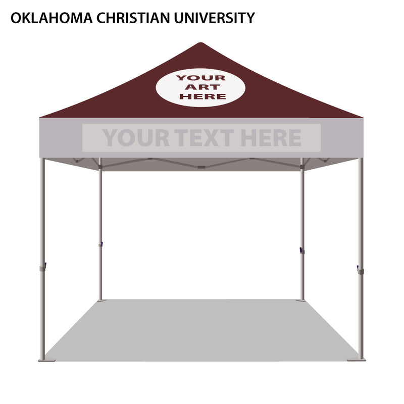 Oklahoma Christian University Colored 10x10