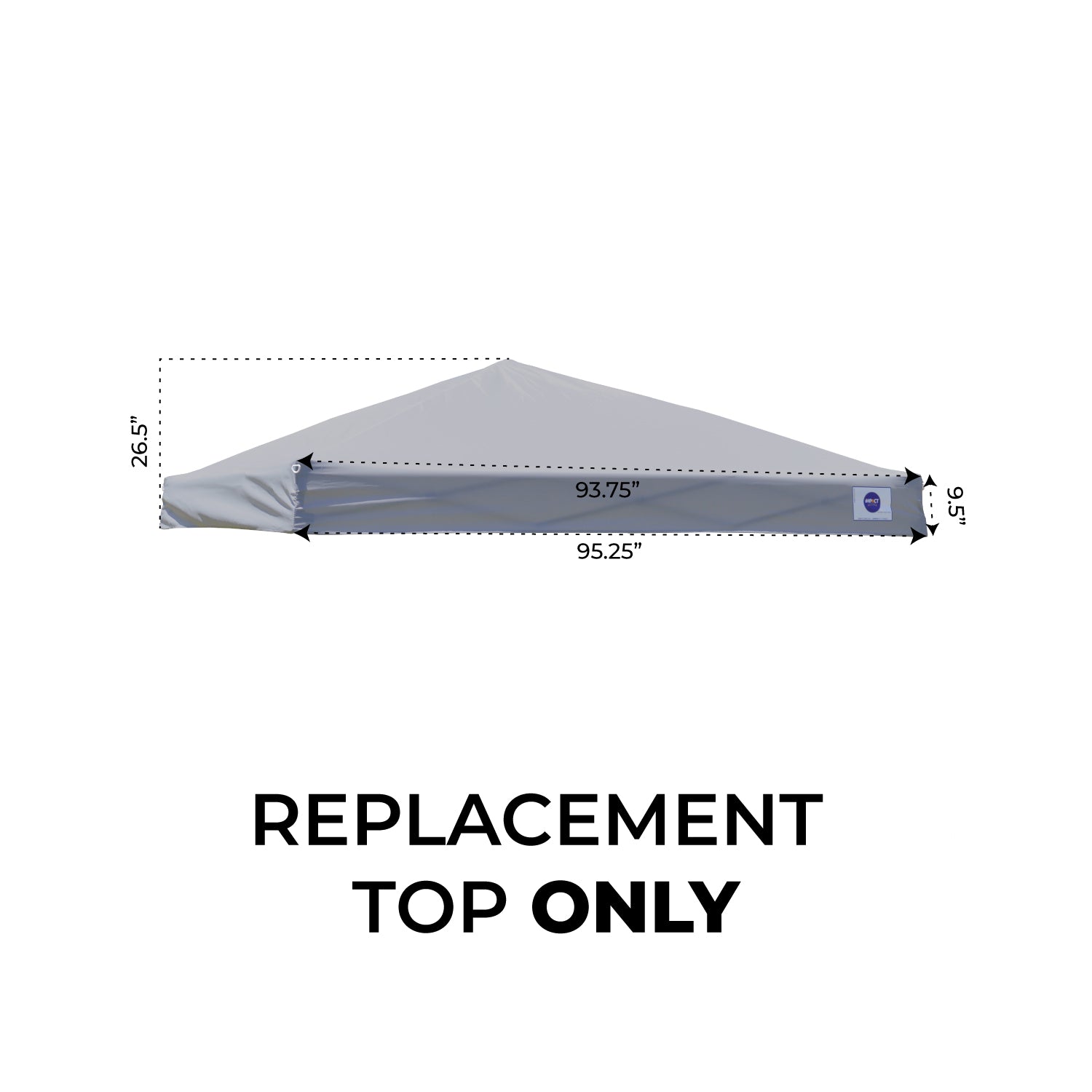 Slant Leg Pop Up Canopy Tent Replacement Top - Fits Slant Leg Frame Base with 8x8 Top - Impact Canopies USA