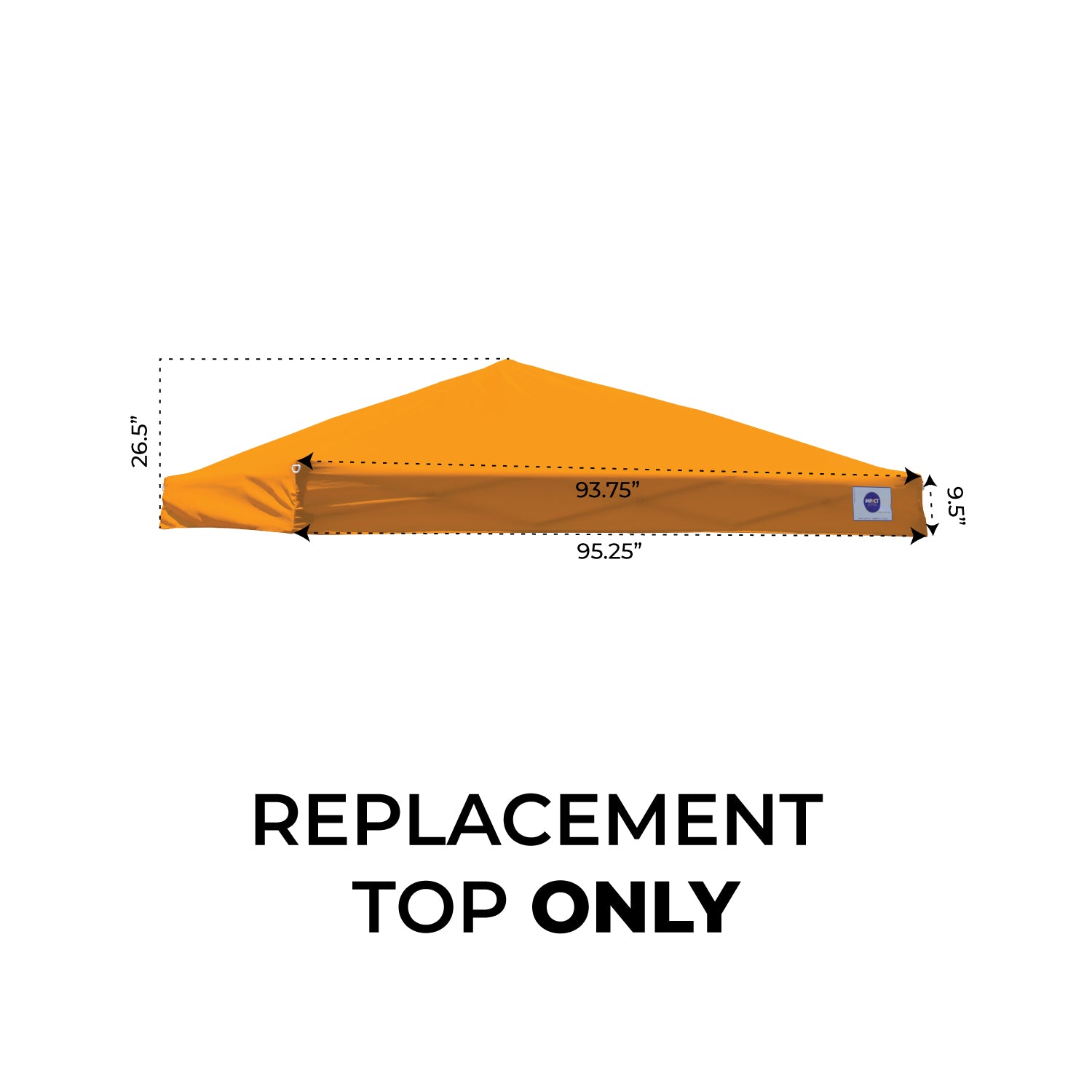 Slant Leg Pop Up Canopy Tent Replacement Top - Fits Slant Leg Frame Base with 8x8 Top - Impact Canopies USA