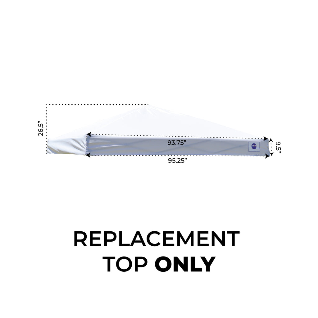 Slant Leg Pop Up Canopy Tent Replacement Top - Fits Slant Leg Frame Base with 8x8 Top - Impact Canopies USA
