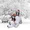 6 ft Christmas Inflatable Penguins Fishing in Polar Bear