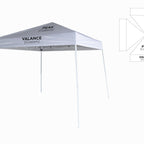 Custom Branded  10x10 Slant Leg Canopy