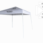 Custom Branded  10x10 Slant Leg Canopy
