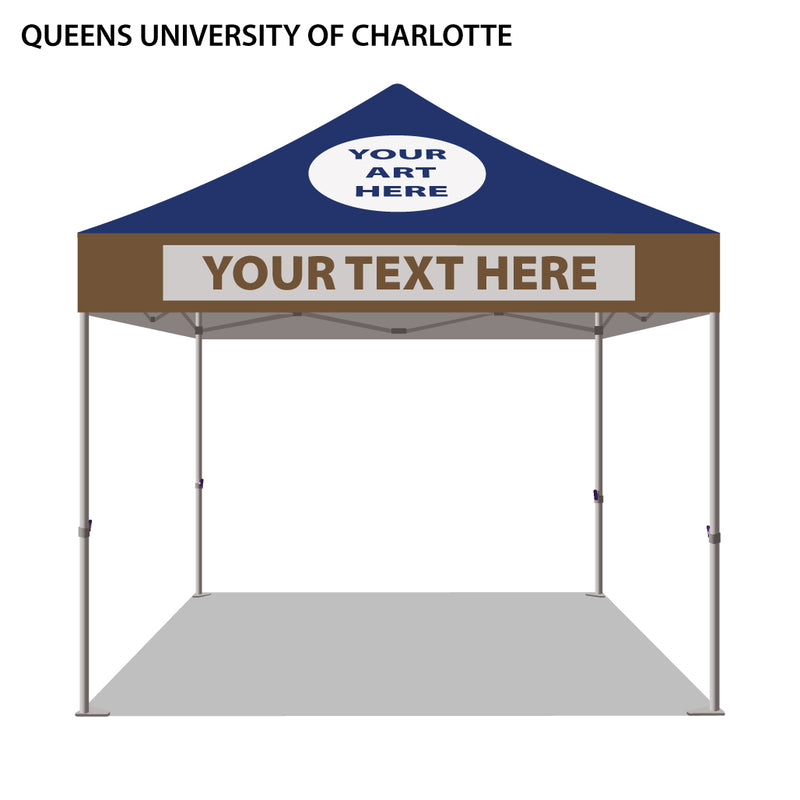 Queens University of Charlotte Colored 10x10