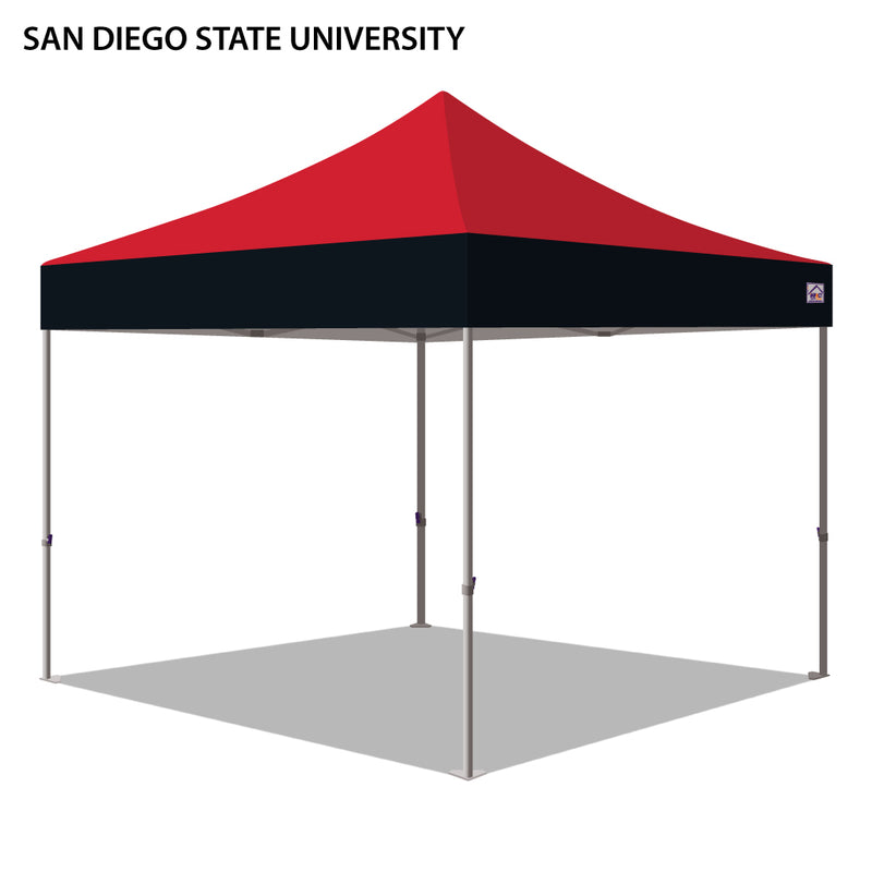 San Diego State University Colored 10x10