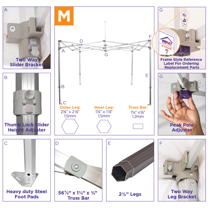 10x20 Canopy - Impact Canopies USA