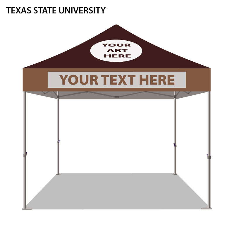 Texas State University Colored 10x10