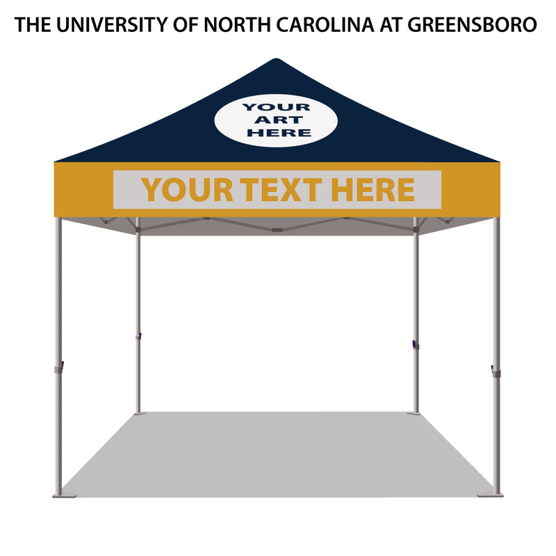 The University of North Carolina at Greensboro Colored 10x10