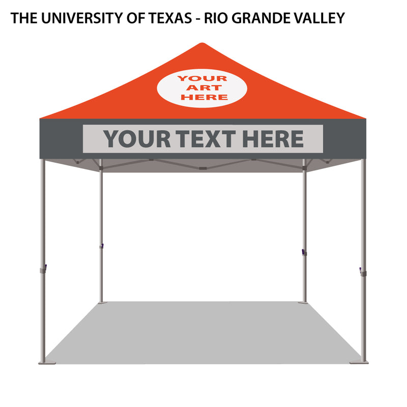 The University of Texas Rio Grande Valley Colored 10x10