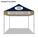 University of Akron Colored 10x10