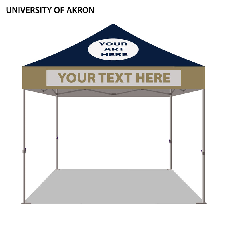 University of Akron Colored 10x10