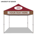 University of Denver Colored 10x10