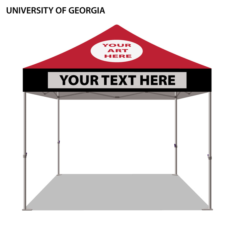 University of Georgia Colored 10x10