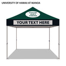 University of Hawaii at Manoa Colored 10x10