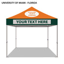 University of Miami (Florida) Colored 10x10
