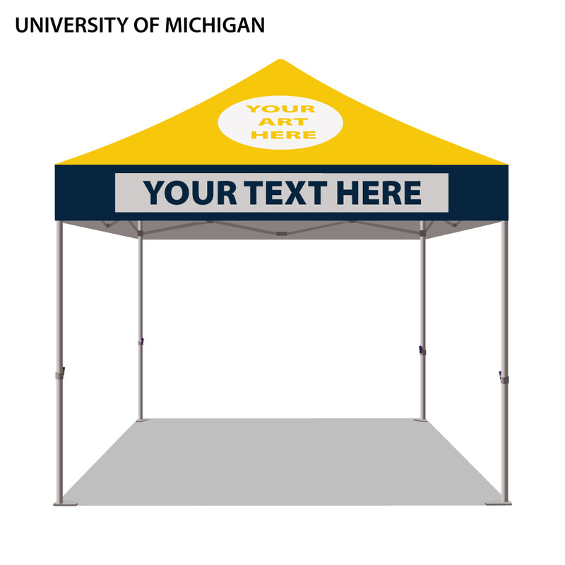 University of Michigan Colored 10x10