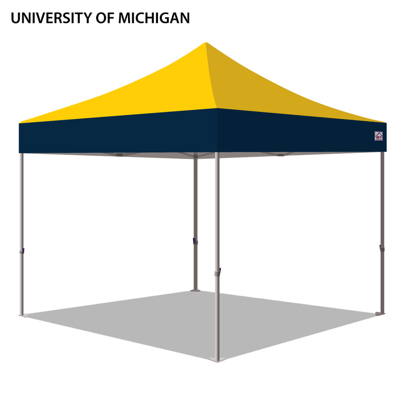 University of Michigan Colored 10x10