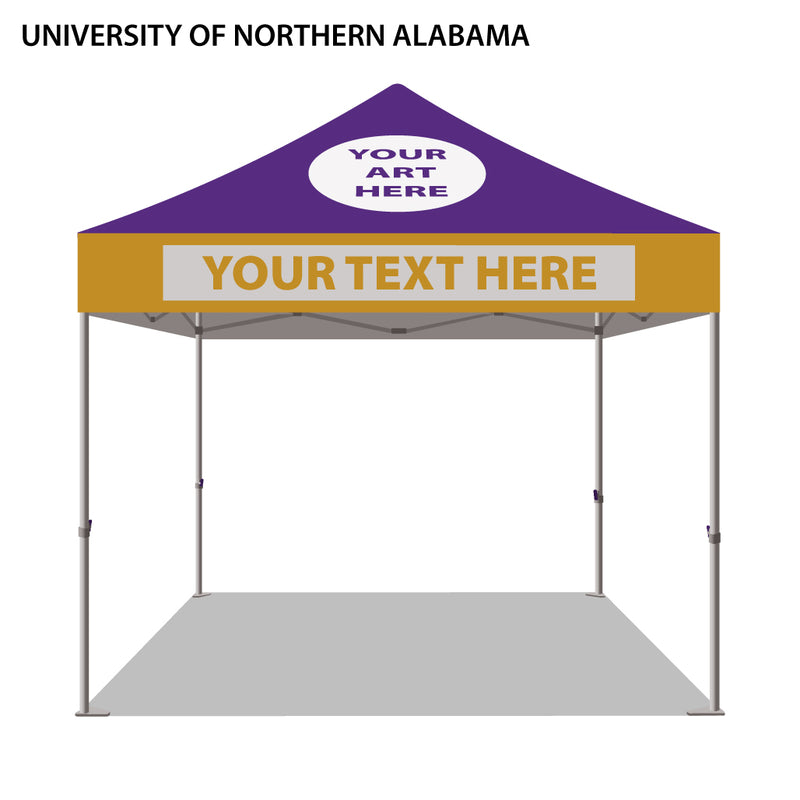 University of North Alabama Colored 10x10
