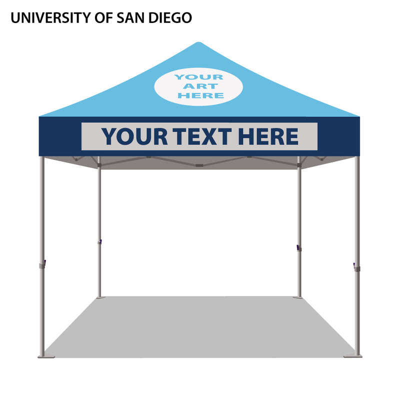 University of California, San Diego Colored 10x10