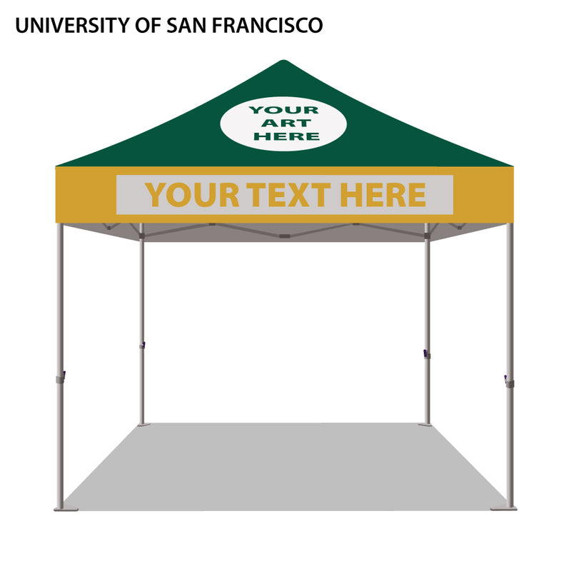 University of San Francisco Colored 10x10