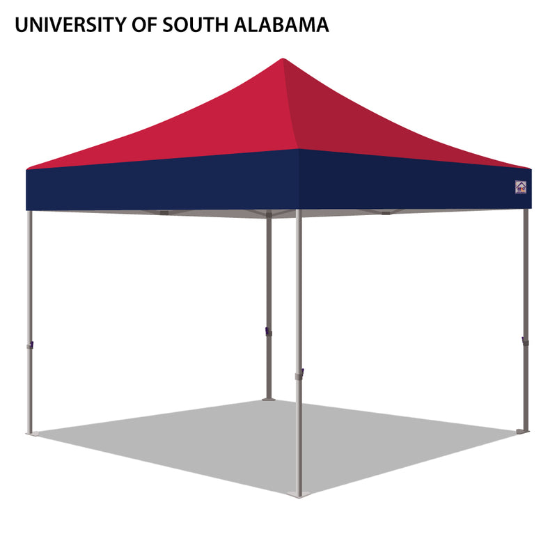 University of South Alabama Colored 10x10