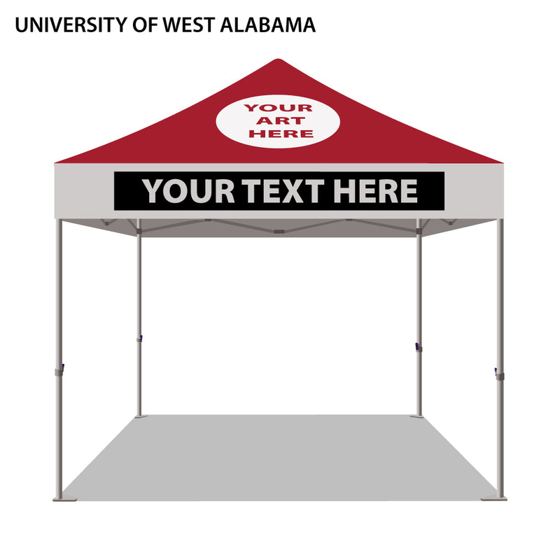 University of West Alabama Colored 10x10