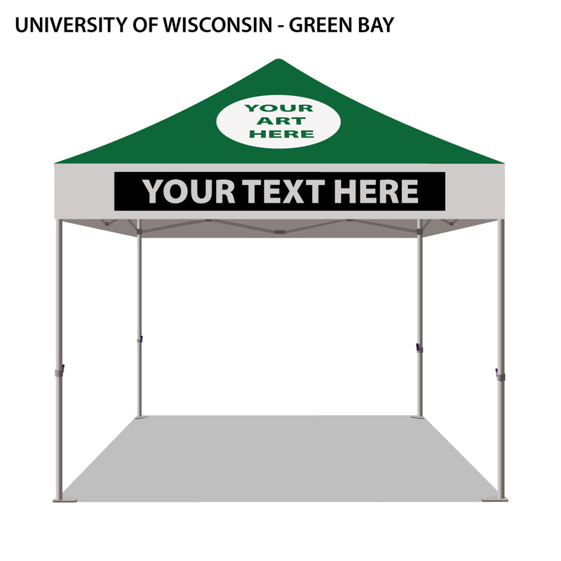 University of Wisconsin-Green Bay Colored 10x10