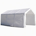 Heavy Duty Portable Carport Canopy -  11'x20' (With Full Sidewalls)(2" Thick Frame)