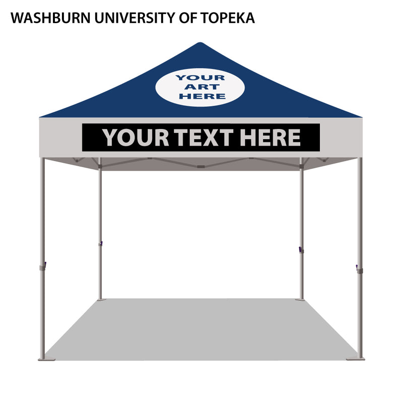 Washburn University of Topeka Colored 10x10