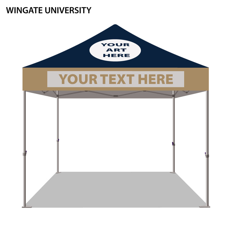 Wingate University Colored 10x10