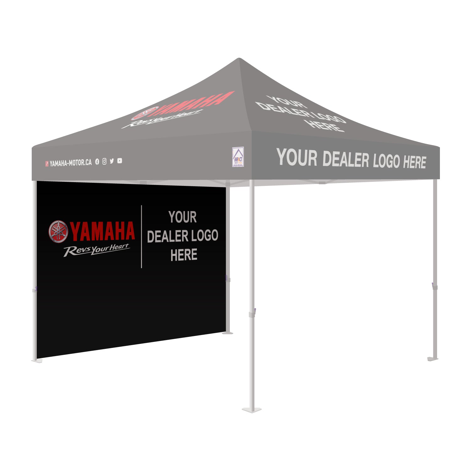 YAMAHA Branded Side Wall