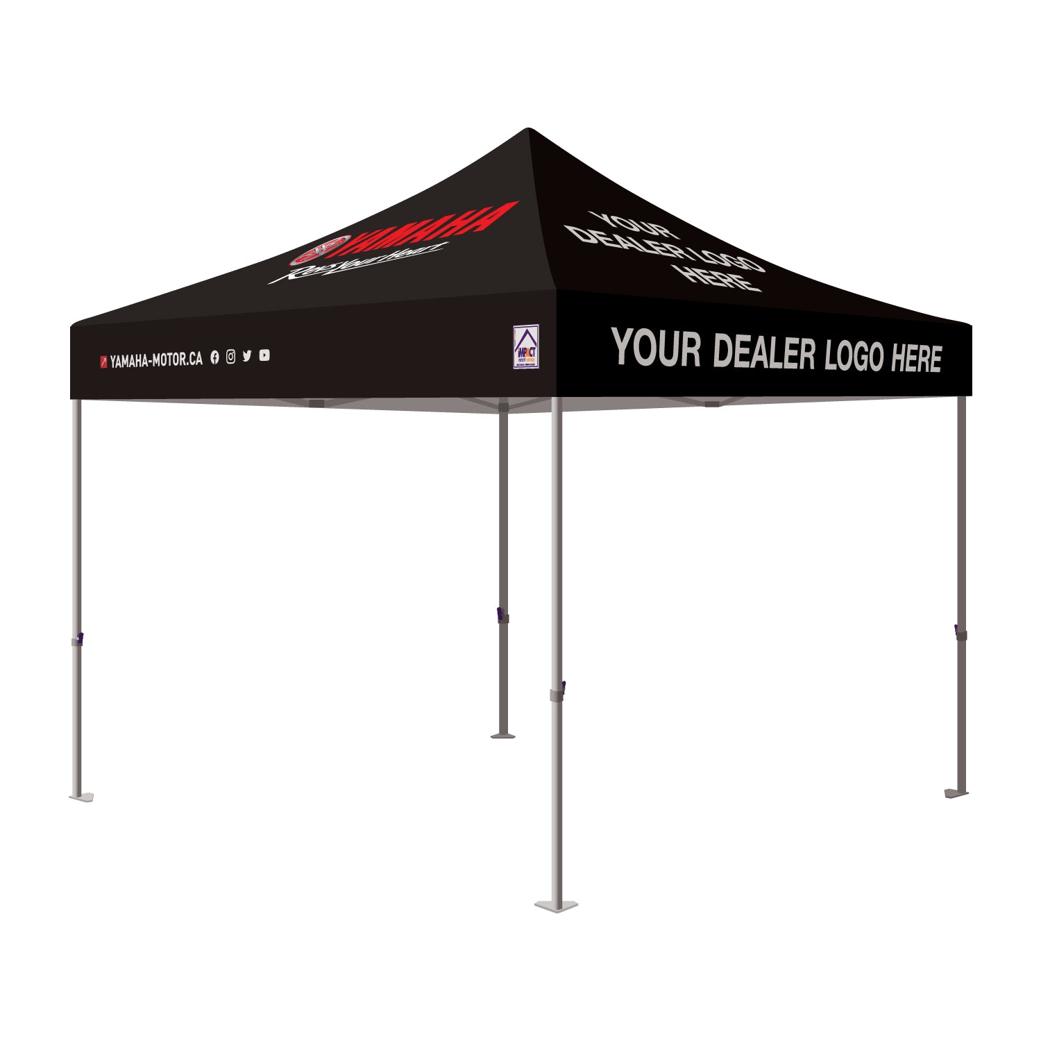 10x10 YAMAHA Branded Canopy ML Kit
