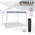 10x10 Slant Leg Pop Up Canopy - Impact Canopies USA