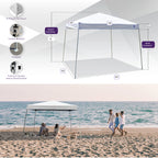 10x10 Slant Leg Pop Up Canopy - Impact Canopies USA