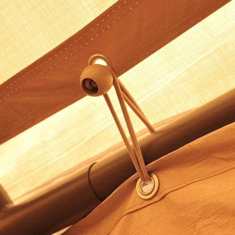TAN Heavy Duty Portable Carport Canopy - 11'x20' (2' Thick Legs) - Impact Canopies USA