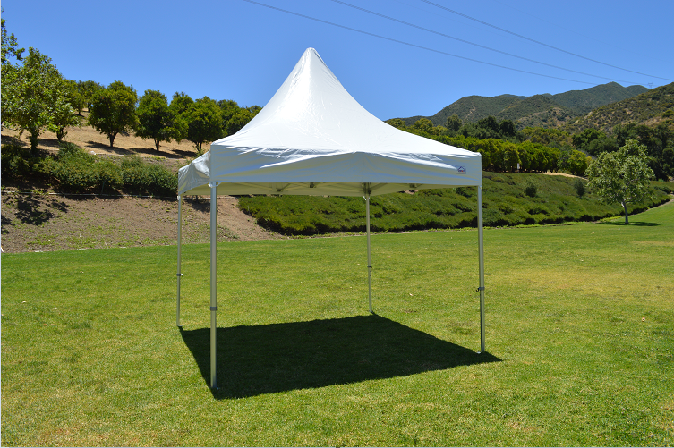 pop up tent high peak 10x10 Heavy Duty Folding High Peak Marquee Canopy- White