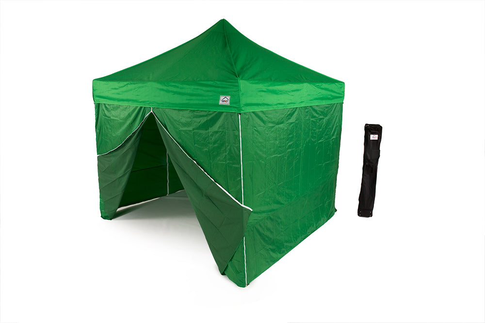 10'x10' Evento Steel Commercial Canopy Kit with Walls and Storage Bag