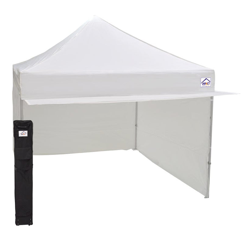 10x10 Alumix Pop Up Canopy Tent Side Walls and Awning - Impact Canopies USA