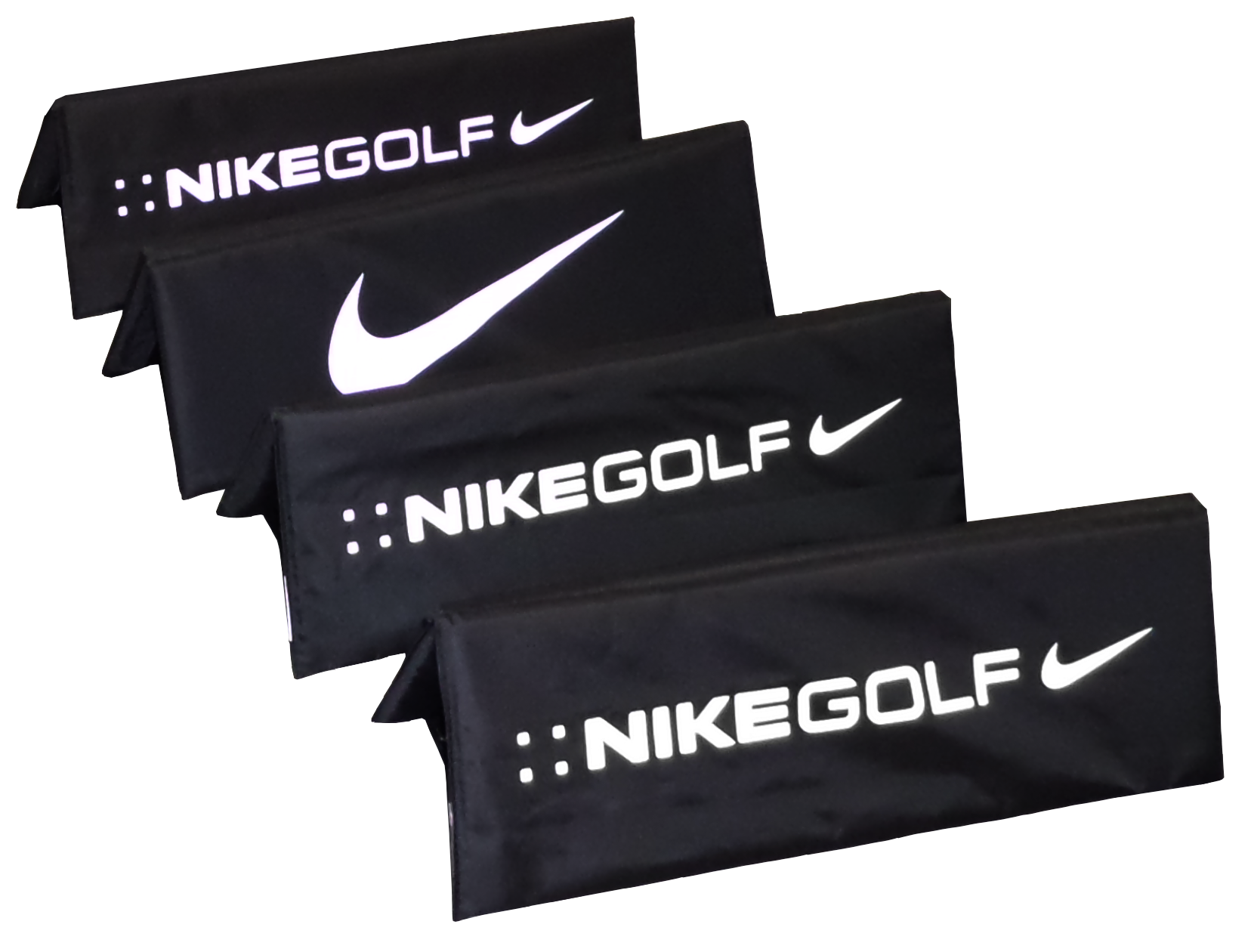 Custom Printed Tee Dividers for Golf Driving Range - 3 Piece Set - Impact Canopies USA