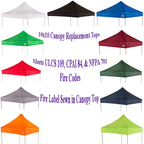 10x10 Pop Up Canopy Tent Replacement Top - Impact Canopies USA