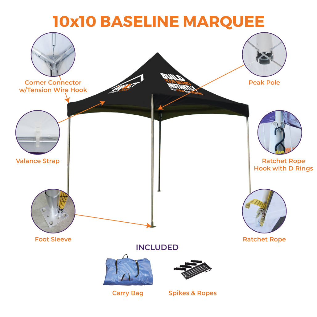 Baseline Marquee Canopy Tent - Impact Canopies USA