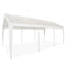 10x20 Portable Carport Garage Storage Tent REPLACEMENT TOP ONLY - WHITE with Leg Skirts