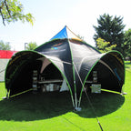 Custom Printed Expo Dome Aluminum Frame Canopy - Impact Canopies USA