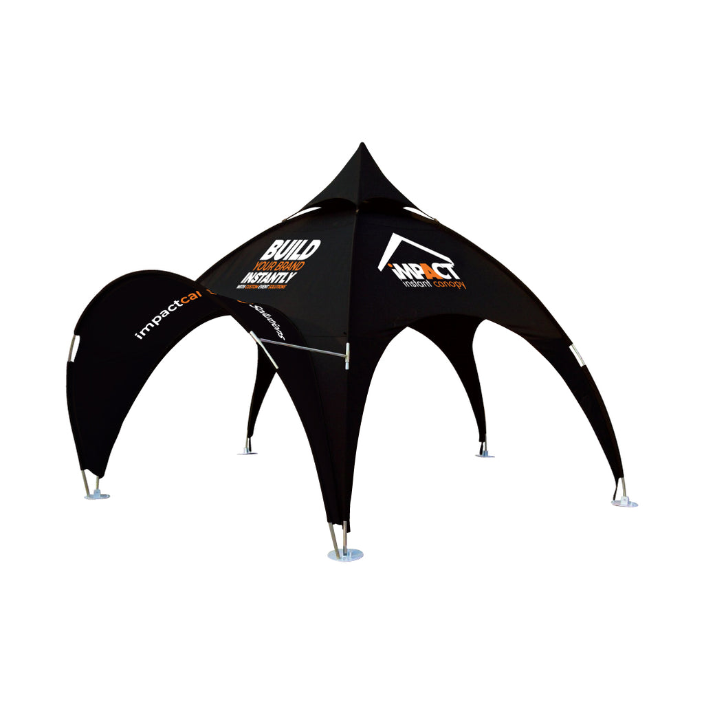 Custom Printed Expo Dome Aluminum Frame Canopy - Impact Canopies USA