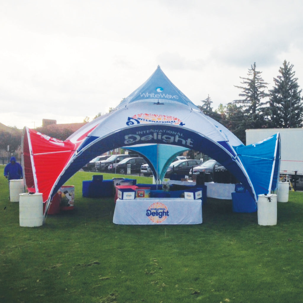 Custom Printed Expo Dome Aluminum Frame Canopy - Impact Canopies USA
