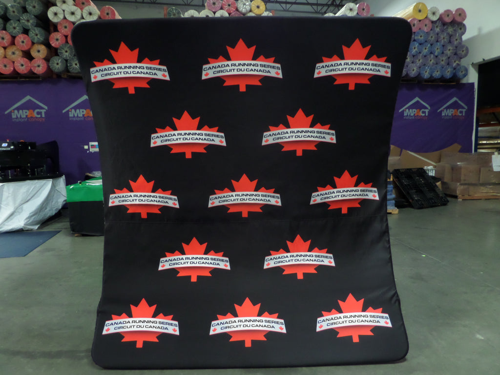 Custom Printed Contour Display Wall – Impact Canopies USA