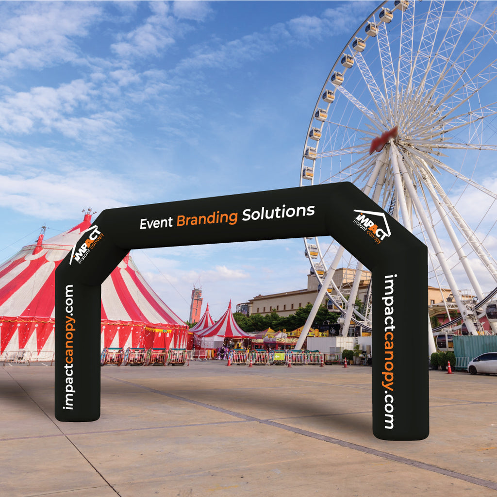 Rectangular Inflatable Tube Custom Printed Tube Rectangular Inflatable Arch – Impact Canopies USA