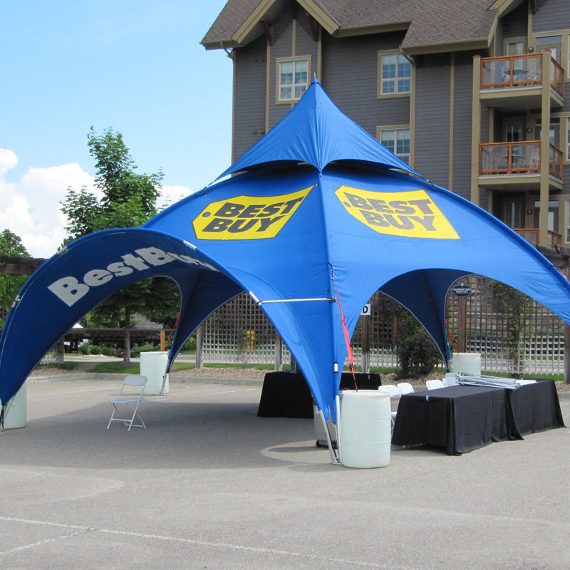 Custom Printed Expo Dome Aluminum Frame Canopy – Impact Canopies USA
